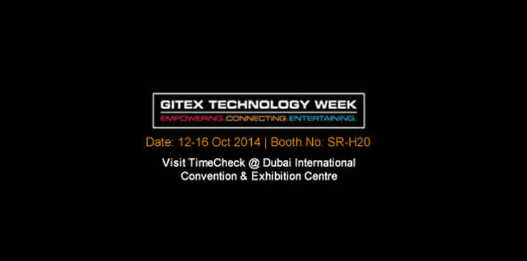 TimeCheck exhibits at GITEX 2014, Dubai